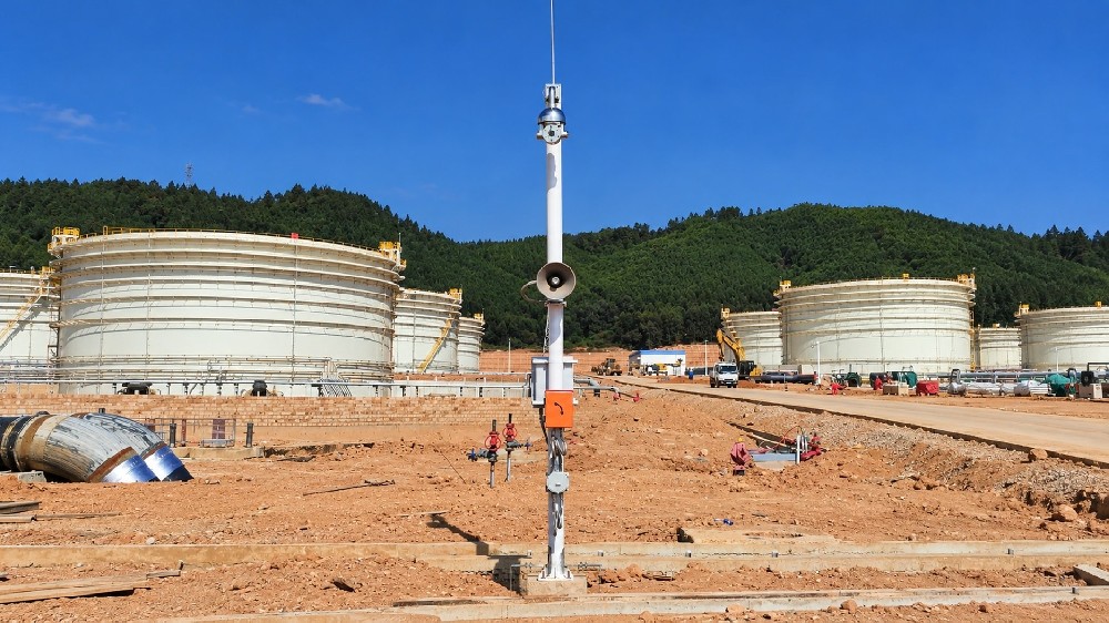 Jieyang Oil Depot Security Pole Project