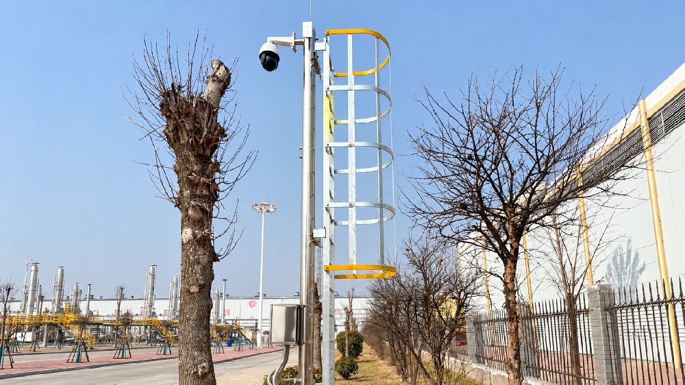 Standard SS304 Stainless Steel Surveillance Camera Poles