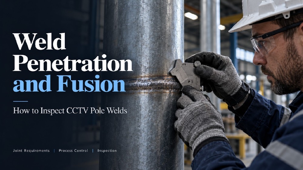 How to Verify Weld Penetration and Fusion in CCTV Poles