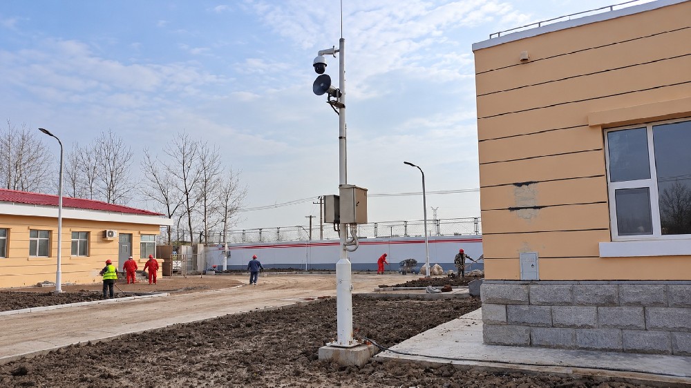 Base-Hinged Surveillance Pole