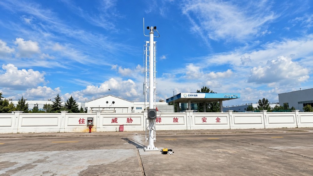 Laser PTZ Specialized Surveillance Pole | Carbon Steel & SS316L Anti-Vibration Mast